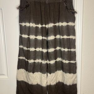 Umgee Brown Textured Pants